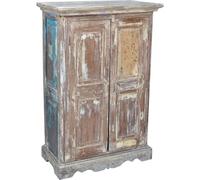 Guru-Shop Armario, Armario Lateral, Cómoda, Armario, Madera Maciza, Vintage Look, Chabby Chic - Modelo 27, Marrón, 130x90x45 cm, Armarios Roperos Armarios