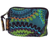 GURU SHOP Billetera `Ethno` en Diferentes Colores, Unisex - Adultos, Turquesa, Algodón, 8x12 cm, Carteras de Tela