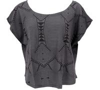 GURU SHOP Camiseta ancha para mujer, de algodón, gris, 42