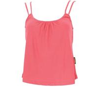 GURU SHOP Camiseta de yoga holgada de verano para mujer, de algodón orgánico con estampado, naranja, 38