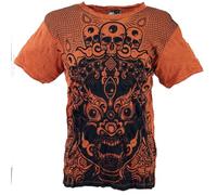 GURU-SHOP, Camiseta Sure T-Shirt Demon, Naranja Oxidado, Algodón, Tamaño:XL, Camisetas Seguras