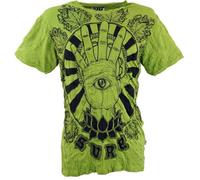 GURU-SHOP, Camiseta Sure T-Shirt Magic Eye, Limón, Algodón, Tamaño:M, Camisetas Seguras