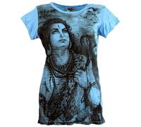 GURU-SHOP, Camiseta Sure T-Shiva, Azul Claro, Algodón, Tamaño:L (40), Camisas Seguras