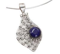 GURU SHOP Colgante de plata Boho Rajasthan Sun, 4 x 2 cm, cm, Plata esterlina, Sin piedra preciosa