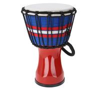 GURU SHOP Djembé de colores, tambor de madera, instrumento de sonido de ritmo de percusión - rojo 32 cm, instrumentos musicales