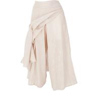 GURU SHOP Ethno - Falda maxi de verano para mujer, algodón, pantalones largos Color lino. M-L