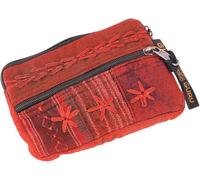 GURU SHOP Ethno Patchwork Monedero, Cartera, estuche, Unisex - Adultos, 11 x 16 x 1 cm, rojo, Einheitsgröße, Casual