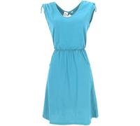 GURU SHOP Ethno - Vestido corto de algodón orgánico con espalda descubierta, para mujer, azul, 38