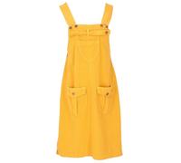 GURU SHOP Falda de peto con tirantes para mujer, de algodón, mostaza, XL