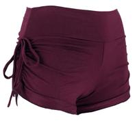 Guru-Shop Goa Pantys Psytrance - Pantalones cortos para mujer ciruela S/M