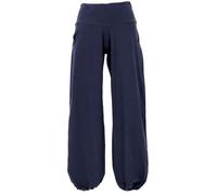 GURU SHOP Goa Psytrance - Pantalones de verano para mujer, azul oscuro, 40