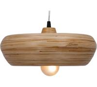 Guru-Shop Lámpara de Techo de Diseño/lámpara de Techo, Hecha a Mano en Bali de Bambú - Modelo Bambusa 2/30cm, 13x30x30 cm, Lámparas Colgantes de Materiales Naturales