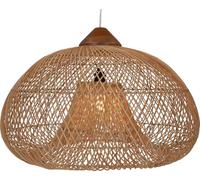 Guru-Shop Lámpara de Techo Grande, Hecha a Mano en Bali con Material Natural, Ratán - Modelo Marilla, 40x60x60 cm, Lámparas Colgantes de Materiales Naturales