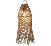 Guru-Shop Lámpara de Techo/luz de Techo, Hecha a Mano en Bali de Material Natural, de Ratán - Modelo Coimbra, 50x20x20 cm, Lámparas Colgantes de Materiales Naturales