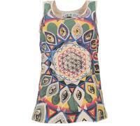 GURU SHOP Mirror - Camiseta de tirantes para mujer, Universo/Beige, 42