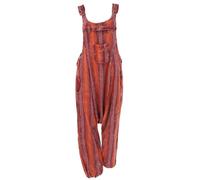 GURU SHOP Mono de algodón con diseño de rayas para mujer, Naranja/óxido, 38