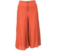 GURU SHOP Palazzo Pantalones 7/8 Pantalones acampanados Pantalones Verano Mujer Sintético, naranja, 38