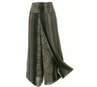 GURU-SHOP, Pantalón Palazzo, Pantalón Ancho de Verano, Turquesa, Sintético, Tamaño:38, Pantalones Largos