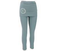 GURU SHOP Pantalones de yoga con minifalda Bio BW Yogi, para mujer, de algodón, azul turquesa, 40