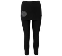 Guru-Shop - Pantalones de Yoga, Leggings con Minifalda Bio BW Yogi, algodón, Pantalones Cortos y Leggings