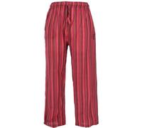 GURU-SHOP, Pantalones de Yoga, Pantalones Goa, Rojo, Algodón, Tamaño:M (48), Pantalones de Hombre