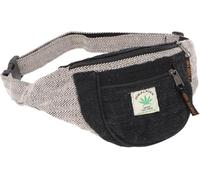 GURU SHOP Práctica riñonera étnica, bolso lateral, unisex, para adultos, 15 x 20 x 5 cm, Negro , Einheitsgröße, Casual