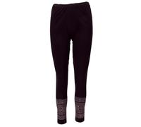 GURU SHOP Psytrance Goa - Mallas de algodón para mujer, diseño tribal, Negro , 40