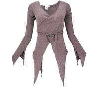 GURU-SHOP, Rebeca Envolvente, Rebeca Envolvente Pixi, Rosa Antiguo, Sintético, Tamaño:S/M (36), Cardigans y Ponchos