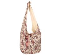GURU SHOP Sadhu - Bolso bandolera con estampado de bloques hippie, unisex, para adultos, 35 x 49 x 30 cm, Modelo 19, Einheitsgröße