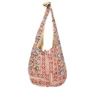 GURU SHOP Sadhu - Bolso bandolera con estampado de bloques hippie, unisex, para adultos, 35 x 49 x 30 cm, Modelo 16, Einheitsgröße