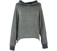GURU SHOP Sudadera con Capucha, Sudadera, Jersey, Sudadera con Capucha, Gris, algodón, Talla: S/M (12), Jersey, Mangas largas y Sudaderas