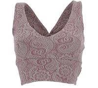 GURU SHOP Top de yoga de algodón orgánico para mujer, marrón, 42