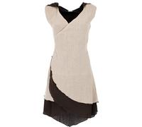 GURU SHOP Túnica cambiadora de algodón con capucha en punta MA 11 para mujer, ropa alternativa, Color lino., M-L