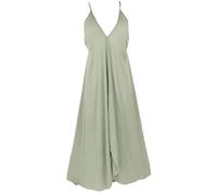 GURU SHOP Vestido de verano Boho Magic Dress para playa, maxi vestido de mujer, negro, sintético, pistacho, 42