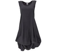Guru-Shop - Vestido largo convertible de verano para mujer, de algodón, largo y midi Negro L