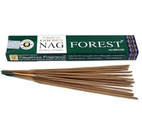 Guru-Shop Vijayshree Varitas de Incienso - Golden Nag Forest, Verde, Varitas de Incienso Indio
