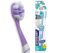 GuruNanda Butter on Gums Xtra Clean - Cepillo de dientes con tapa de cepillo, cerdas suaves para encías sensibles, cepillo de dientes suave para niños y adultos, 1 unidad