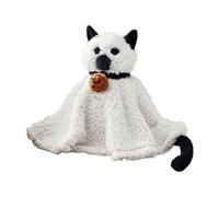 Gus The Ghost Cat Doll, Halloween Relleno, Almohada De Gato Espeluznante, Suave Y Manipulada, Expresión Facial Caprichosa, 16x29x14cm, Para Fiestas De Halloween, Niños Celebraciones De Cumpleaños Para