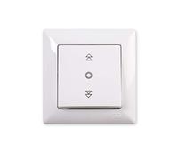 Gusan Visage 01281100100179 - Interruptor de persiana, 10 A, 250 V, con certificado VDE