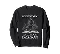 ¿Gusano del Libro? Im A Book Dragon Comic Book Sudadera