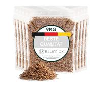 Gusanos de harina secos para reptiles, 9 kg, calidad premium, alimento nutritivo, perfecto para una variedad de anfibios, alimento para tortugas, alimento para peces estanque y acuario, bolsa