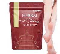 Gusengo 4 Pcs Cuentas de remojo de pies a Base de Hierbas | Limpiador Profundo de Hierbas japonesas para pies | Foot Reflex Zones SPA Masaje Relajante, Aliviar la Fatiga