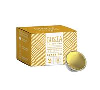 Gusta Cápsulas compatibles con sistema Bialetti, aluminio, sabor clásico, caja de 65 cápsulas, 100% reciclables, intensidad 8