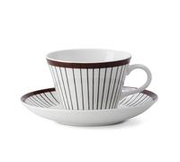 Gustafsbergs Porslinsfabrik Juego de café Ribb taza de té + platillo