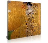 Gustav Klimt Art Impressions sobre lienzo, Adele Bloch Bauer I, 20 x 20 Inches (51 cm x 51 cm)