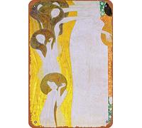 Gustav Klimt Beethoven Frieze The Arts Woman Retrato Art Nouveau impresiones y pósteres Gustav Klimt lienzo arte de pared arte fino decoración de pared mujer pintura abstracta letreros de metal para
