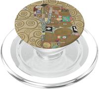 Gustav Klimt Cumplimiento Amor Pintura Pareja Abrazo Romántico PopSockets PopGrip para MagSafe