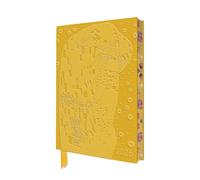 Gustav Klimt - Der Kuss - Tischkalender 2026: Original Flame Tree Publishing DIN A5-Format Exquisit Tischkalender mit Softcovereinband aus Kunstleder ... künstlerisch gestalteten Buchschnitt