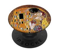 Gustav Klimt El beso - Vintage Art Nouveau PopSockets PopGrip Intercambiable