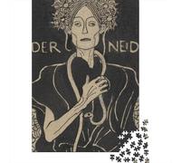Gustav Klimt Imposible Puzzle Dibujo, Rompecabezas Museo para Adultos Y Adolescente, Obra De Arte De Puzzles Juego De, Rompecabezas Arte De Madera 1000 Piezas